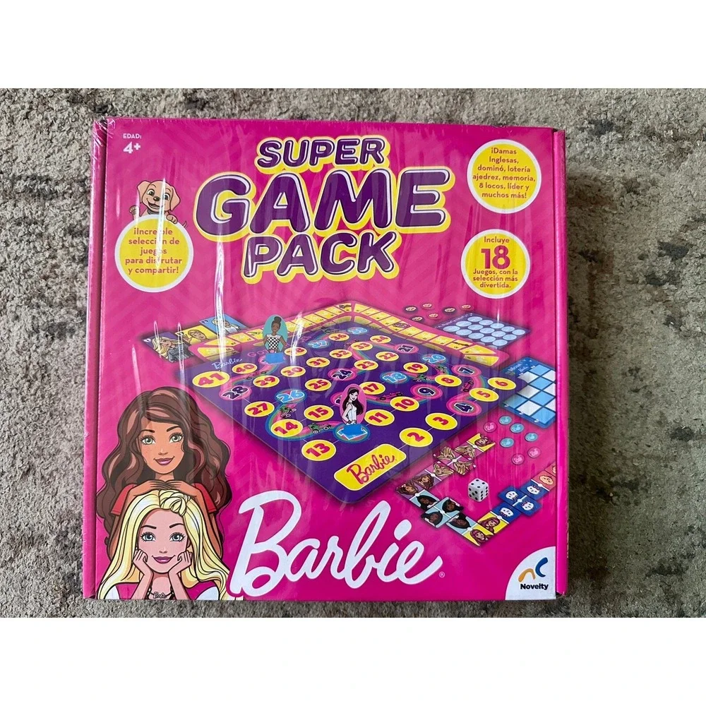 Barbie Super Game Pack Playset (includes 18 different games)